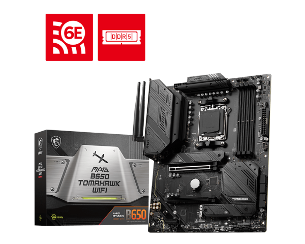 MSI MAG B650-TOMAHAWK WIFI Motherboard (BC‑1759750968‑3776)