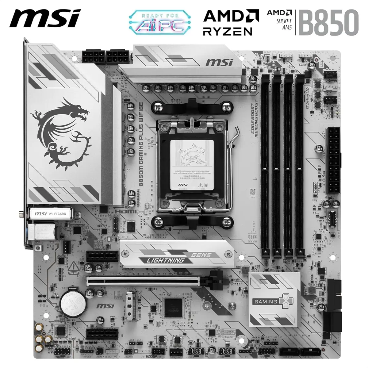 MSI B850 Gaming Plus WIFI6E